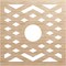 Ekena Millwork Chevron Wood Fretwork Pierced Ceiling Medallion, Alder, 30"OD x 7 3/4"ID x 3/8"T CMWP30X30X0375CHAL - alternate 1